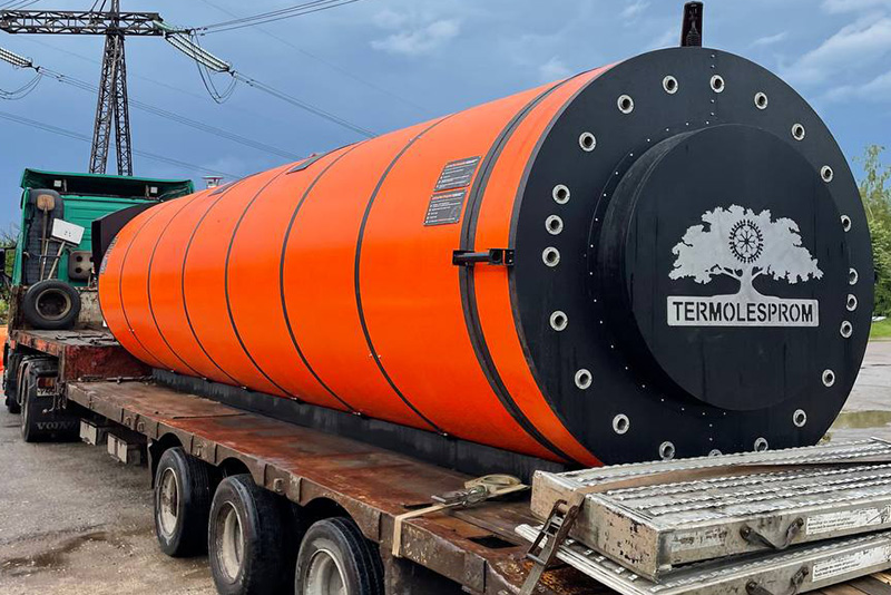 Камера для термообработки и сушки древесины